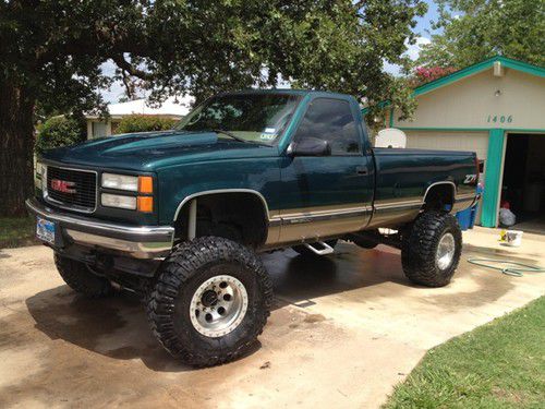 1996 gmc sierra sle z71 solid front axle!/ lifted!