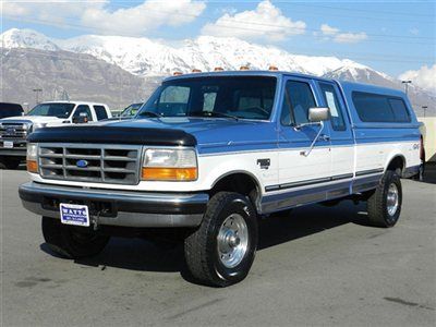 Extended cab xlt 4x4 7.3 powerstroke diesel shell longbed auto hard to find