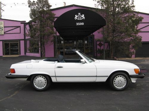 1986 mercedes 560sl roadster- 51k - family owned - both tops - exceptional value