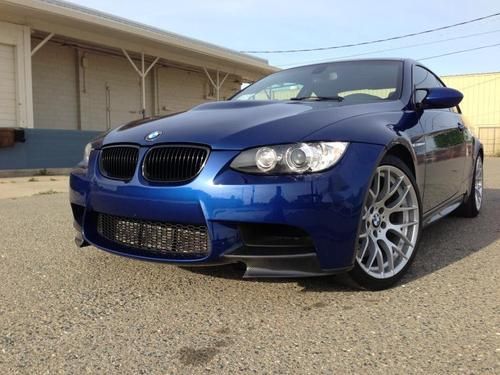 2012 bmw m3 8000 miles lemans blue competition package technology package