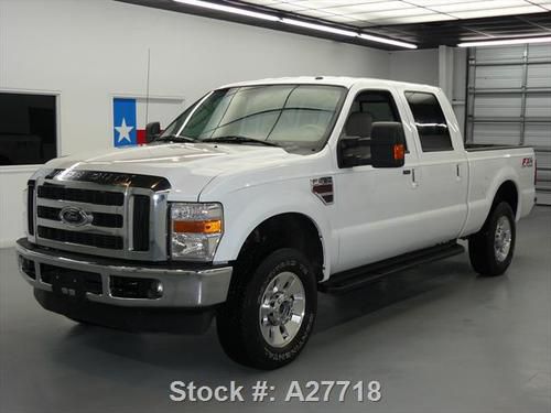 2010 ford f-250 lariat diesel fx4 4x4 htd leather 44k! texas direct auto
