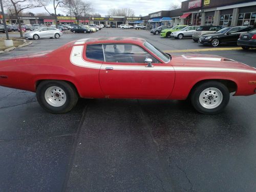 1974 plymouth roadrunner base coupe 2-door 7.2l