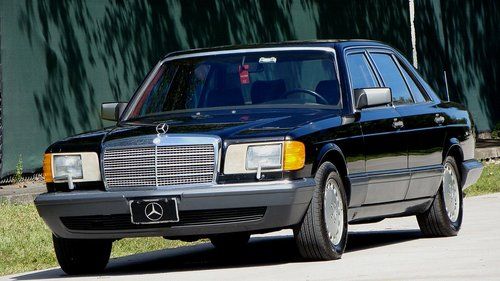 1989 mercedes benz 560 sel premium luxury sedan naples fl.1 owner car no reserve