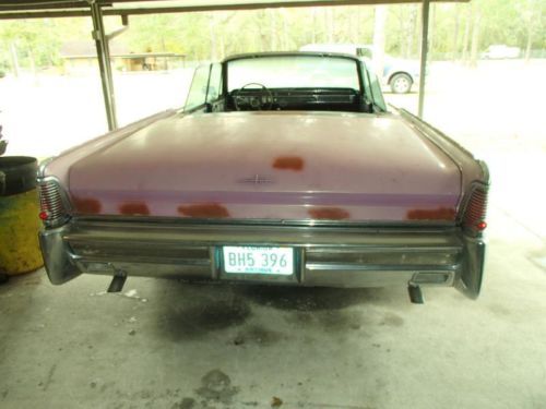 1965 lincoln continental convertible project priced to sell