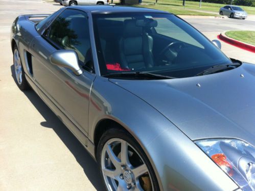 2005 acura nsx-t silverstone/silver 6-spd. manual,comptech exhaust,cantrell ais