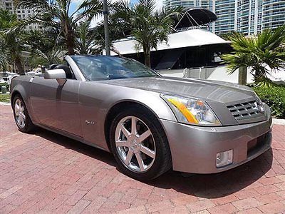 Florida carfax certified 2005 cadillac xlr hard top convertible bose navi hud