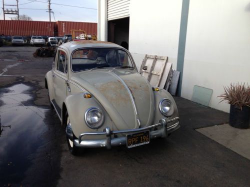 1966 vw bug beetle type 1 sunroof