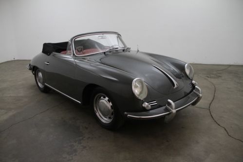 1964 porsche 356sc cabriolet, matching#&#039;s, slate grey, highly collectible