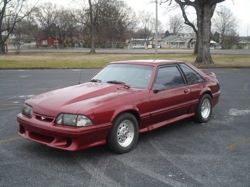 1992 ford mustang gt! bank repo! absolute auction! no reserve!