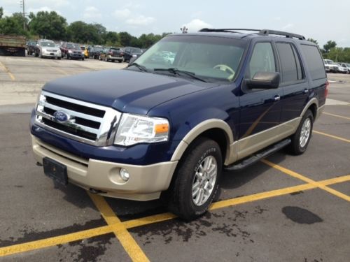 2010 ford expedition eddie bauer 4x4 leather loaded v8 suv no reserve!!