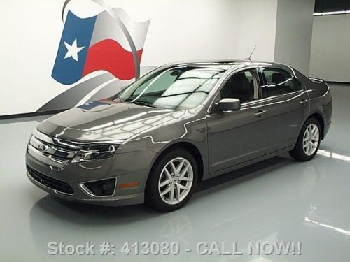 2012 ford fusion sel htd leather sunroof rear cam 46k texas direct auto