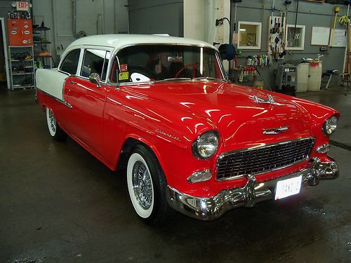 1955 chevrolet 210 2 door sedan frame off restoration   low reserve