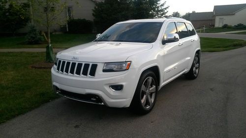 2014 jeep grand cherokee overland 4wd, 20's, adv tech package, pan roof, tint