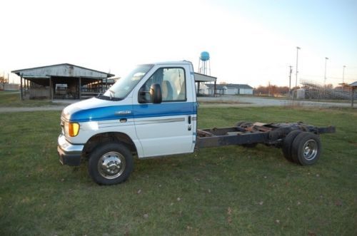 Powerstroke diesel low miles 6.0 engine 450 350 chassis flatbed box automatic $