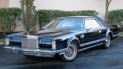 1979 lincoln mark v - well-kept, one-owner car; last year of the classic coupe