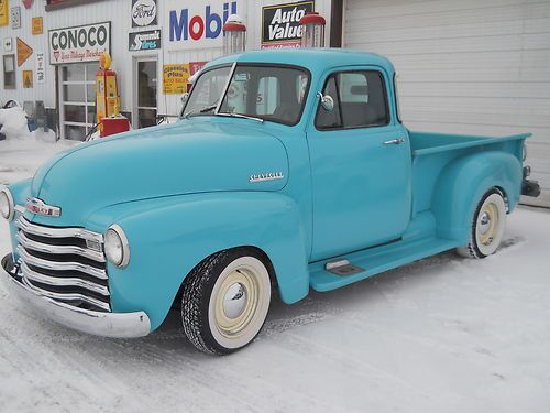 1951 chevy pickup truck 5 window deluxe corner air conditioning modern chassis