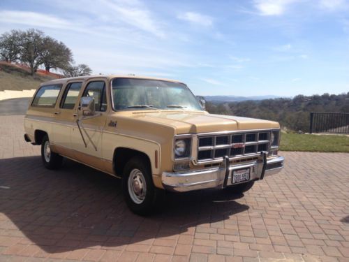 1977 gmc suburban low low miles, i am second owner