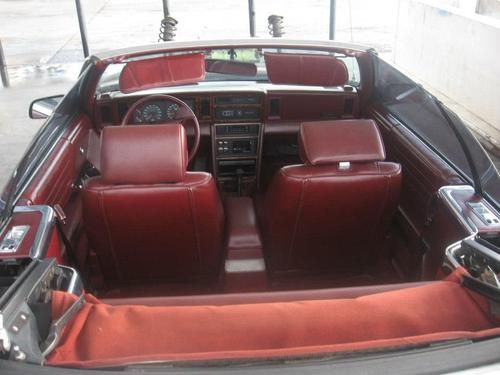 1988 chrysler lebaron candy apple red in color, 2 door, convertible