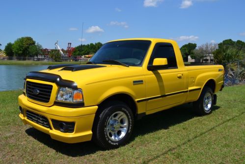 2006 ford ranger stx standard cab 3.0l v6 automatic alloys screaming yellow
