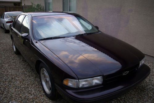 1996 chevrolet impala ss dark cherry metallic (dcm) 32k mi! showcar!