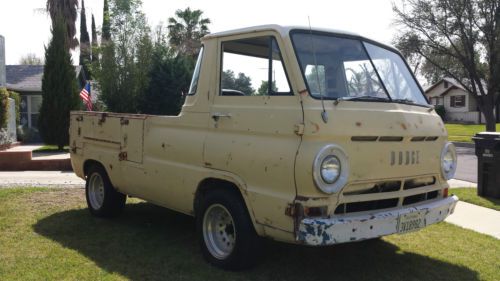 1965 dodge a100 pickup rare w/ corner windows and utility box