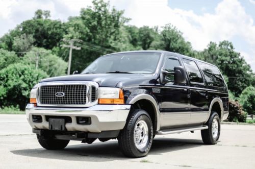 2000 ford excursion 7.3 diesel 4x4 limited only 68k miles amazing condition look