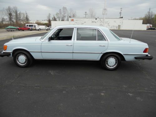 Low miles! very clean inside &amp; out! runs excellent! come see this classic benz!!