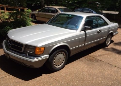* 1987 mercedes-benz 560sec * very low miles * one owner