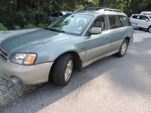 2001 subaru outback, ll bean, no reserve, runs great, no accidents, two owners