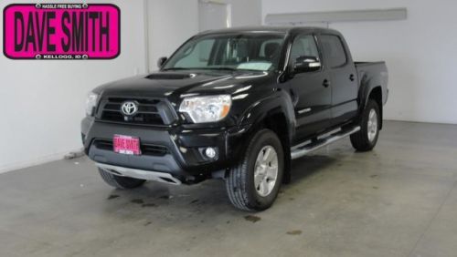 14 toyota tacoma 4x4 double cab short box cloth seats bed liner nerf bars