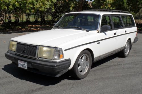 Clean &amp; sexy 1987 volvo 240 turbo 5-speed wagon - b230ft, t5, g80 swap 245 ipd