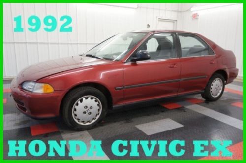 1992 honda civic ex wow! sporty! sunroof! gas saver! 60+ photos! must see!