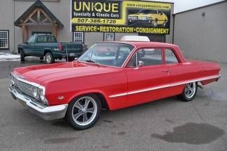 1963 chevrolet belair 2dr post, sbc,solid body! trades/offers?