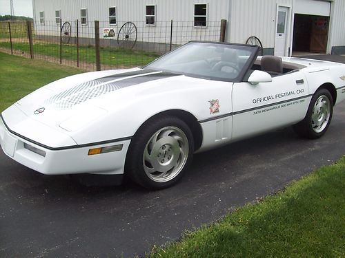 1990 corvette convertable 6speed indianapolis official pace roadster