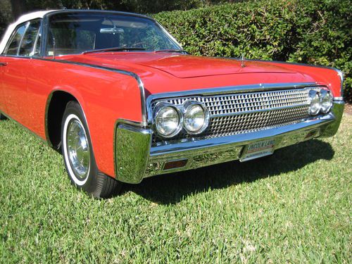 1963 lincoln continental convertible