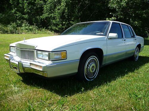 1990 cadillac sedan deville with 75,000 miles / 4.5 v8 / no reserve !!!