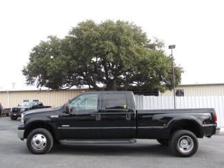 Black lariat leather pwr opts cruise cd powerstroke diesel dually 4x4!