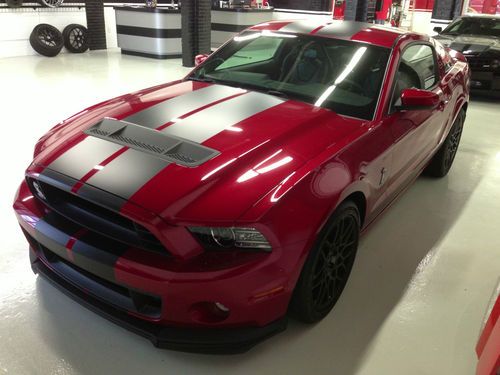 L@@k!! 2013 shelby gt500 mustang candy red metallic w/ track pack l@@k!!