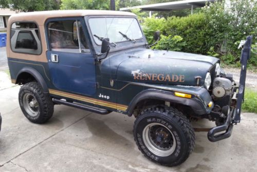1984 jeep cj7 4wd - lost my hunting lease - my loss your gain