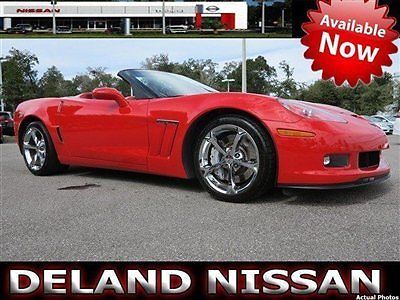 2010 chevy corvette convertible lt3 grand sport 1 owner leather seats *we trade*