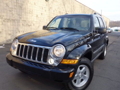 Jeep liberty limited 4x4 crd diesel heated leather sunroof serviced no reserve