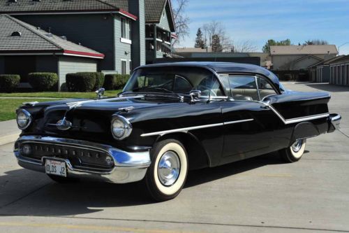 Rare restored 1957 olds 88 holiday hardtop j2 tripower 371/auto california clean