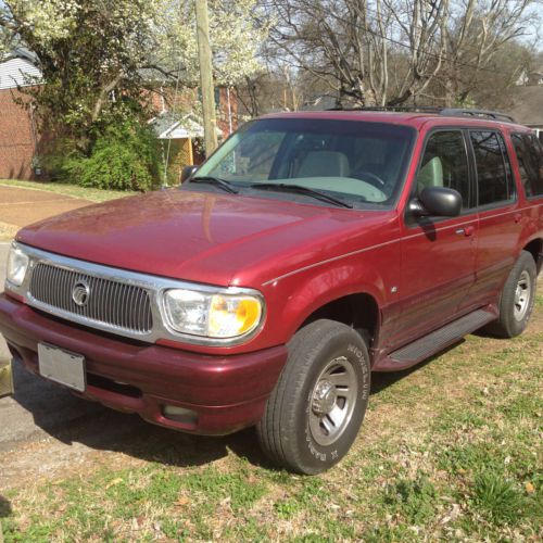 1999 mercury mountaineer suv- great condition, towing pkg, leather, clean title