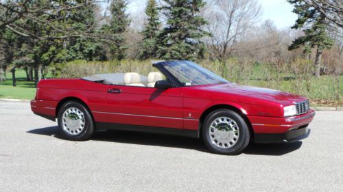 1993 cadillac allante absolute as new with just 27,140 miles