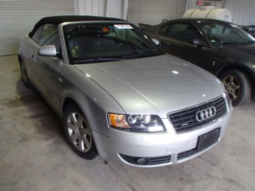 Audi a4 2004 convertible cabriolet 3.0 quattro b6 8h 217hp sustained clean nice