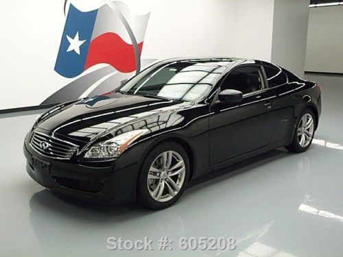 2009 infiniti g37 journey coupe sunroof htd leather 58k texas direct auto