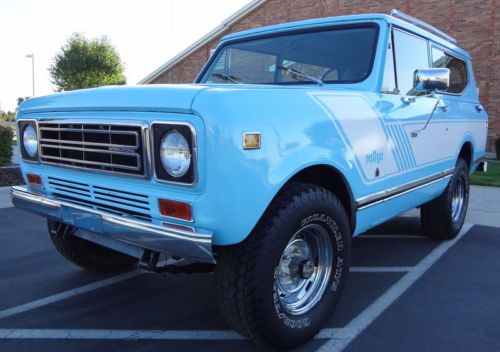 Rare 1977 international scout ii, 63000 original miles, rallye, automatic, 4x4