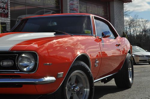 1968 chevy camaro ss hugger orange 4 spd a/c pro tour style no reserve must sell