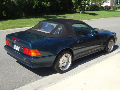1995 green mercedes benz sl600 v-12 with low miles