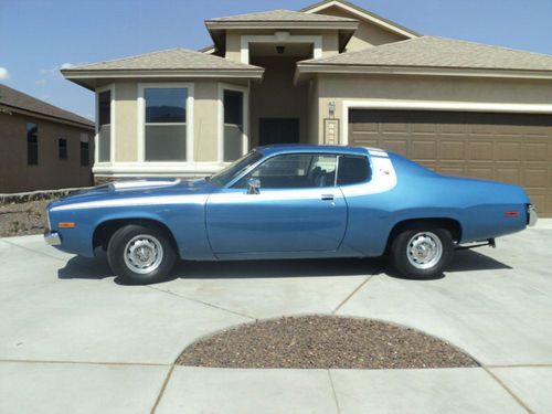 1973 plymouth road runner    numbers matching car
